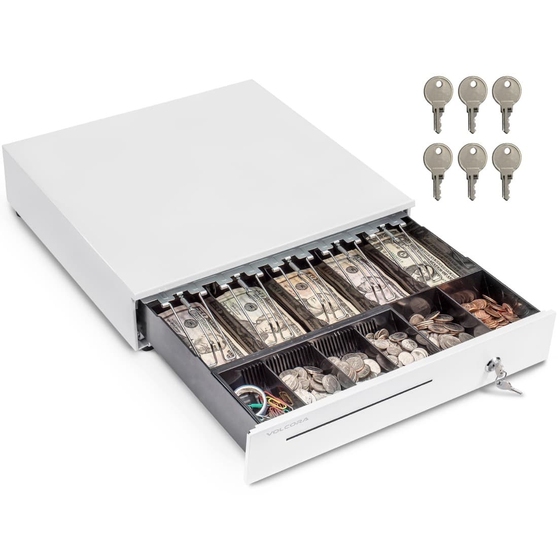 Volcora Cash Drawer 16" White